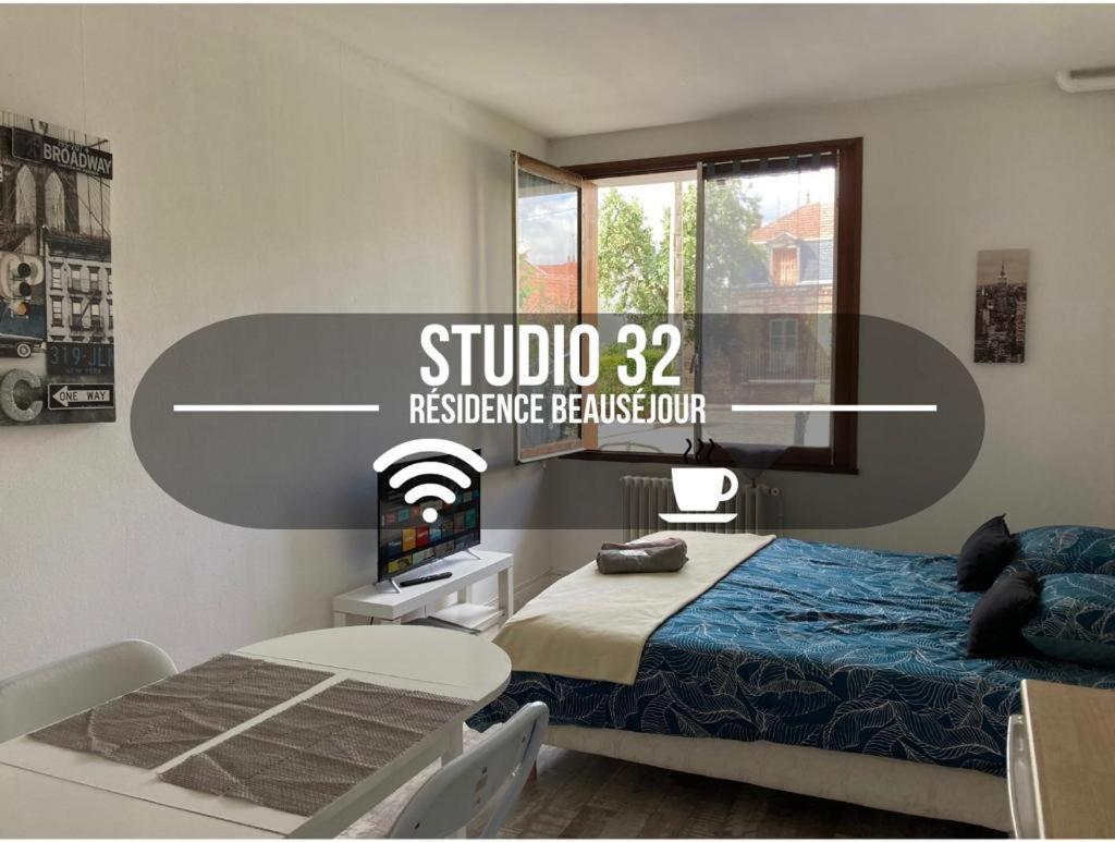 Studio 32 - Residence Beausejour - Fibre Wifi - Proche Centre Ville Troyes Exterior foto